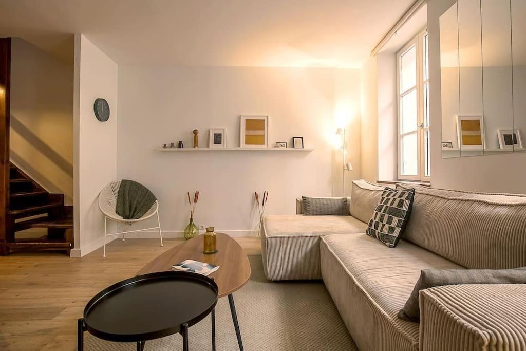 Rare Appart 2 Chambres En Duplex Design Au Panier Marselha Exterior foto