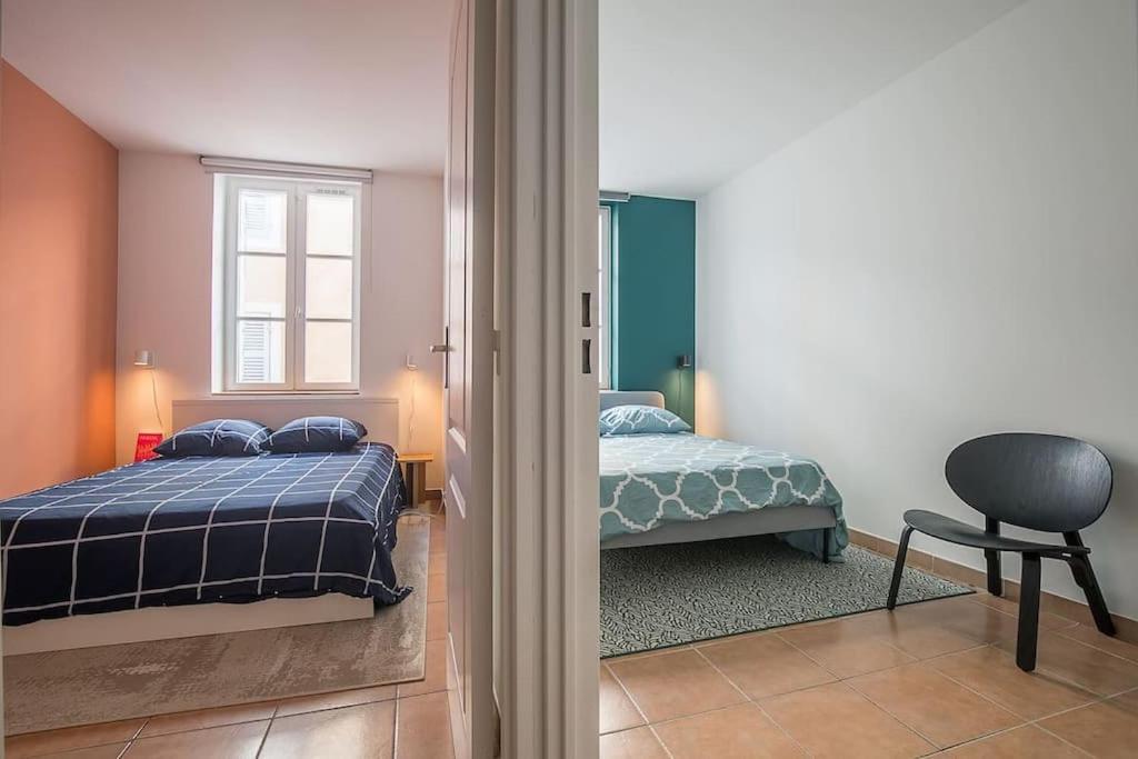 Rare Appart 2 Chambres En Duplex Design Au Panier Marselha Exterior foto