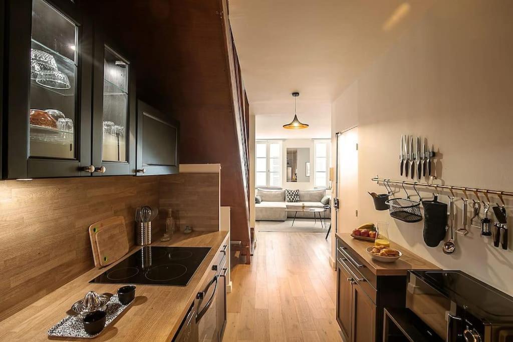 Rare Appart 2 Chambres En Duplex Design Au Panier Marselha Exterior foto