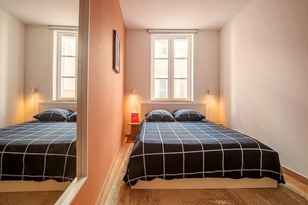 Rare Appart 2 Chambres En Duplex Design Au Panier Marselha Exterior foto